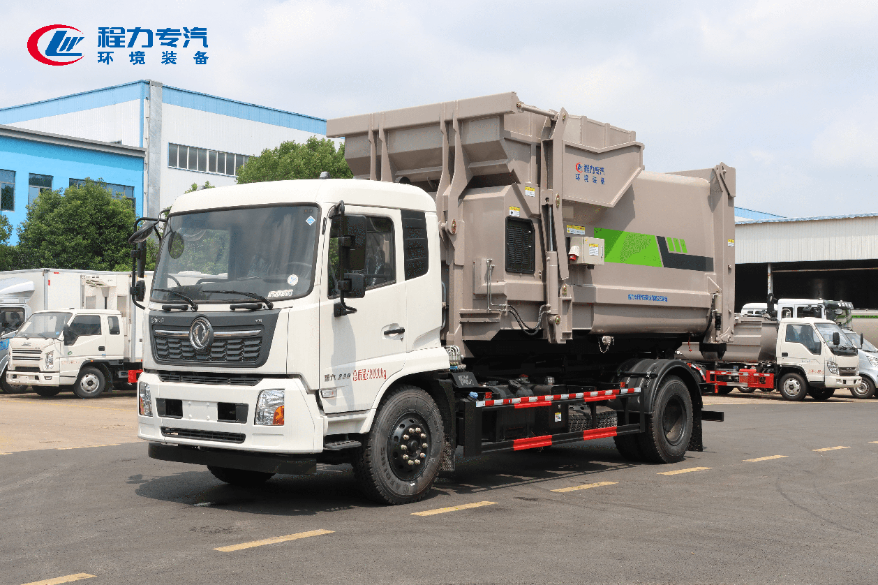 東風天錦勾臂垃圾車